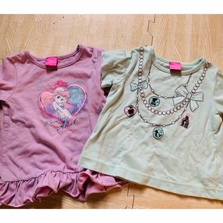 ディズニー(Disney)の⭐︎プリンセス Tシャツ4枚セット 100⭐︎(Tシャツ/カットソー)