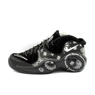 ナイキ(NIKE)のナイキ NIKE × シュプリーム Supreme ■ 【 AIR ZOOM FLIGHT 95 SP Black White DJ8604 001 】 エア ズーム フライト 95 ブラック ホワイト スニーカー f22181(スニーカー)