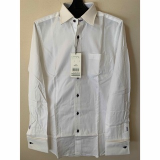 MEN'S BIGI - メンズビギ　日本製ホワイトドレスシャツ