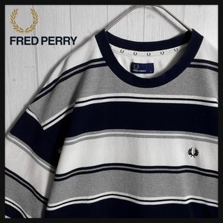 FRED PERRY - 【月桂樹刺繍☆Lサイズ】フレッドペリー ポロTシャツ ワンポイントロゴ 入手困難