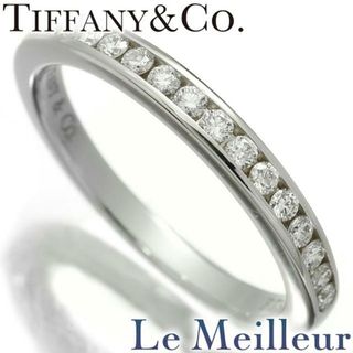 ティファニー(Tiffany & Co.)のティファニーセッティング ウェディング バンド 指輪 60003924 ダイヤモンド Pt950 6号 TIFFANY&Co.  中古 プレラブド 返品OK(リング(指輪))