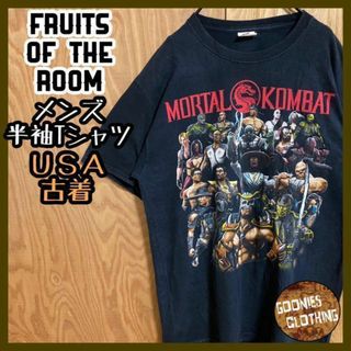 フルーツオブザルーム(FRUIT OF THE LOOM)のモータルコンバット フルーツオブザルーム Tシャツ ゲーム USA古着 00s(Tシャツ/カットソー(半袖/袖なし))