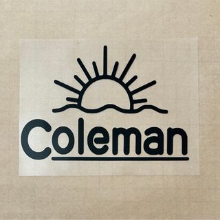 Coleman - セール◆【旧ロゴ】 Coleman コールマン カッティングステッカー◆黒マット