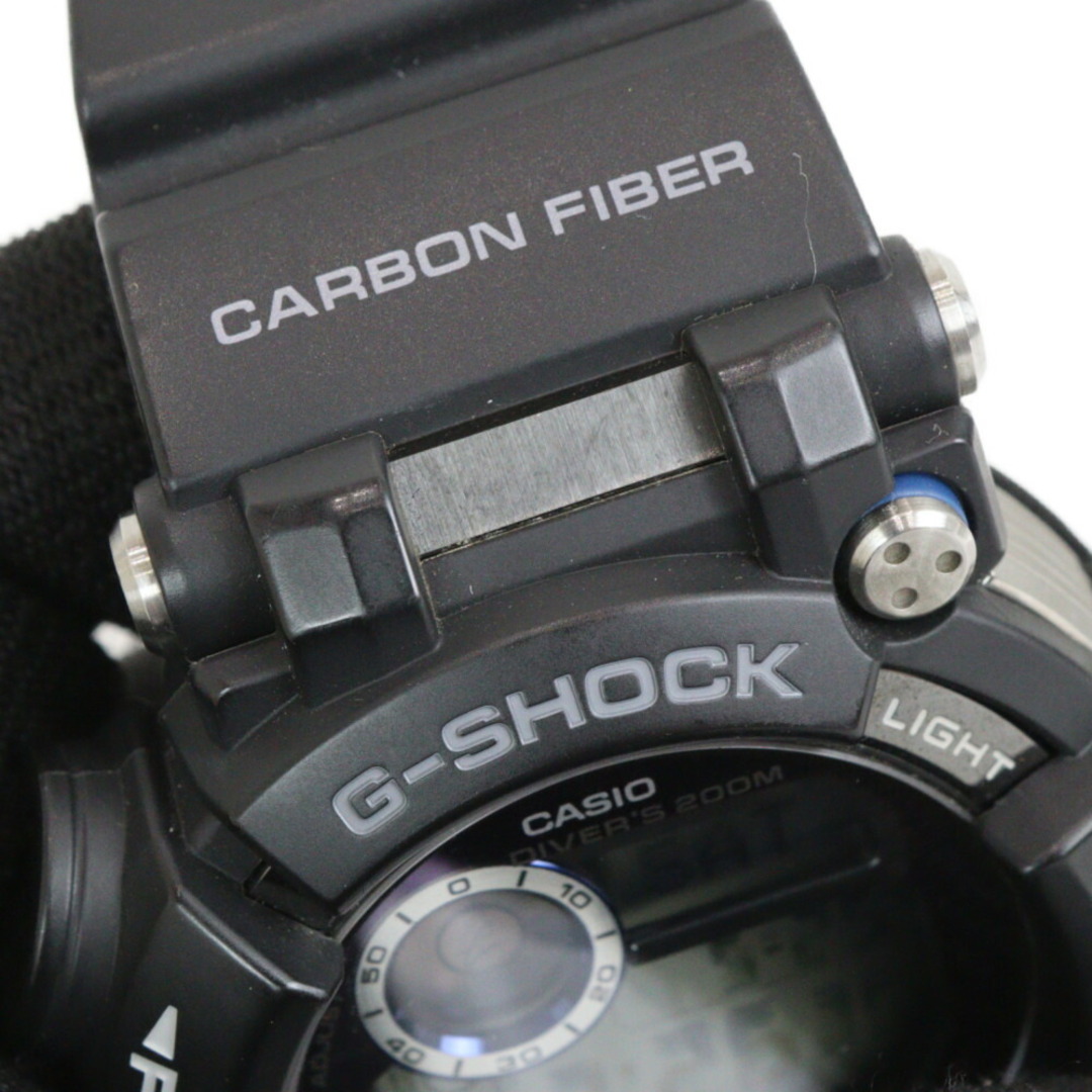 CASIO　カシオ　G-SHOCK　フロッグマン　マスターオブG　GWF-D1000-1JF　タフソーラー　ソーラー電波　デジタル　ラバー　ブラック　 レッド　メンズ　腕時計 ウォッチ　プレゼント包装　ギフト【中古】松前R56号店