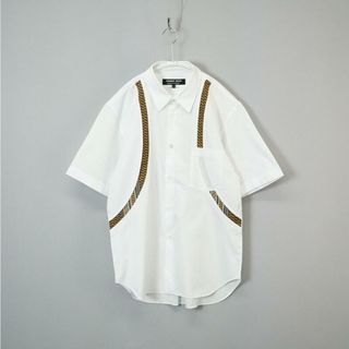 COMME des GARCONS - ■美品■ COMME des GARCONS HOMME DEUX コムデギャルソン オム ドゥ《20SS》半袖 シャツ コットンシャツ ホワイト 白 サイズS DE-B024 AD2019 ブランド古着【中古】20210316/GE5182