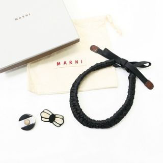 Marni - ■美品■MARNI マルニ ネックレス + ブローチ セット アクセサリー ブランド古着【中古】20210518/GH0153