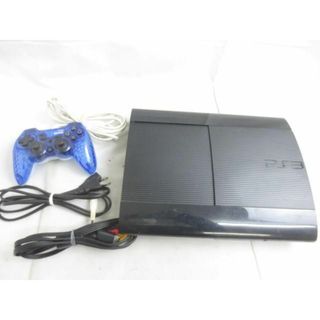  中古品 ゲーム プレイステーション3 PS3本体 CECH-4300C チャーコルブラック 動作品 周辺機器あり(携帯用ゲーム機本体)