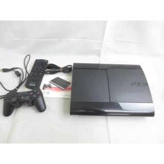  中古品 ゲーム プレイステーション3 PS3本体 CECH-4000B チャーコルブラック 動作品 周辺機器付き(携帯用ゲーム機本体)