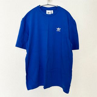 アディダス(adidas)の【超美品】adidas Tシャツ ブルー 半袖 D XL アディダスオリジナルス(Tシャツ/カットソー(半袖/袖なし))