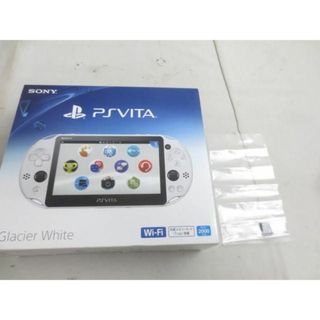  中古品 ゲーム PS Vita 本体 PCH-2000 グレイシャーホワイト 動作品 メモリーカード 8GB 箱あり(携帯用ゲーム機本体)