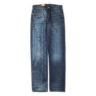 リーバイス(Levi's)の新品 Levis リーバイス デニムパンツ サイズ:31×34 00s EURO企画 ラベルプリント 501 デニム パンツ 501-0180 デッドストック インディゴ スペイン製 ボトムス ジーンズ ジーパン【メンズ】(デニム/ジーンズ)