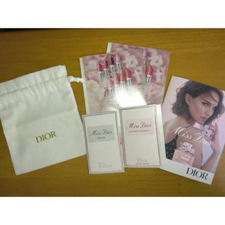 ディオール(Dior)の最終値下げ☆Dior　香水サンプル　巾着　JILLSTUARTリップサンプル(リップグロス)