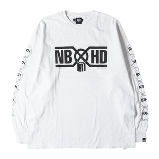 ネイバーフッド(NEIGHBORHOOD)のNEIGHBORHOOD ネイバーフッド Tシャツ サイズ:XL 21AW 初売り限定 ×BOUNTY HUNTER コラボロゴ ロングスリーブTシャツ ホワイト 白 トップス カットソー コラボ 長袖【メンズ】【中古】(Tシャツ/カットソー(七分/長袖))