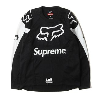 シュプリーム(Supreme)の美品 Supreme シュプリーム サイズ:M 18SS Fox Racing モトクロス ジャージトップ Moto Jersey Top ブラック 黒 フォックスレーシング コラボ トップス カットソー 長袖【メンズ】【中古】(ジャージ)