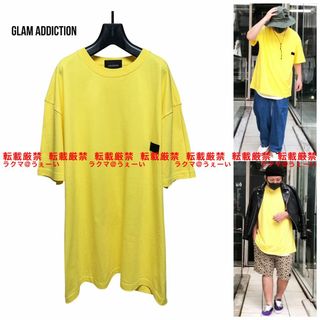 ムーンエイジデビルメント(Moonage Devilment)の新品未使用 GA TOKYO限定 エンブレム BIG-Tシャツ YELLOW(Tシャツ/カットソー(半袖/袖なし))