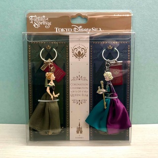 ディズニー(Disney)のファンタジースプリングス　アナと雪の女王　キーチェーンセット(キーホルダー)