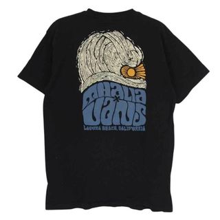 ヴァンズ(VANS)のVANS バンズ THALIA SURF SHOP バッグ プリント 半袖 Tシャツ カットソー ブラック系 S【中古】(シャツ)