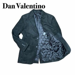 ヴァレンティノ(VALENTINO)のDan Valentino（ヴァレンチノ） テーラードジャケット 豚革　ブラック(テーラードジャケット)