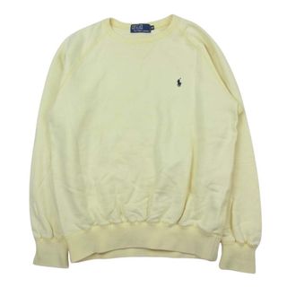 ポロラルフローレン(POLO RALPH LAUREN)のPOLO RALPH LAUREN ポロ・ラルフローレン 前V クルーネック スウェット イエロー系 M【中古】(スウェット)