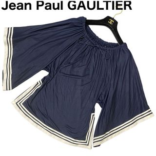 Jean-Paul GAULTIER - Jean Paul GAULTIER カットソー　ブラウス　マリン　ドルマン袖