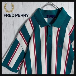 フレッドペリー(FRED PERRY)の【激レアデザイン☆ストライプ】フレッドペリー ポロシャツ ワンポイント(ポロシャツ)