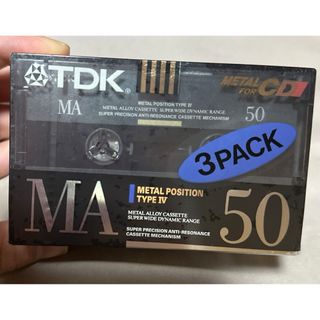 ティーディーケイ(TDK)の新品　MA-50 METAL POSITION TYPE Ⅳ 3本セットTDK(その他)