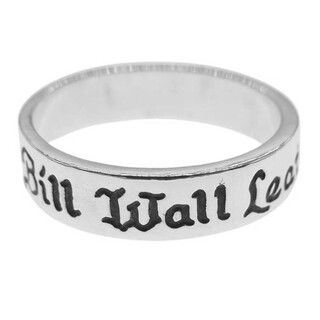 ビルウォールレザー(BILL WALL LEATHER)のBILL WALL LEATHER ビルウォールレザー リング BWL 25th Anniversary Band Ring  25周年 ロゴバンド リング【中古】(リング(指輪))