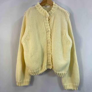 honey knit  レディース カーディガン オフホワイト tk(カーディガン)