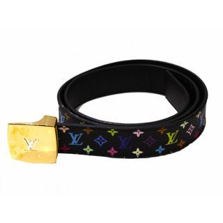 ルイヴィトン(LOUIS VUITTON)のLOUIS VUITTON ルイヴィトン サンチュール LV カット M6890 モノグラム・マルチカラー  メンズ ウィメンズ ユニセックス ブランド LV 人気 定番 小物 カジュアル カラフル ベルト【中古】松前R56号店(ベルト)