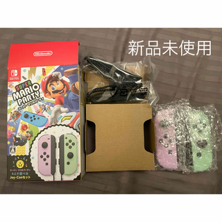 ニンテンドースイッチ(Nintendo Switch)の【新品未使用】純正 Switch ジョイコン パステルパープル グリーン セット(その他)