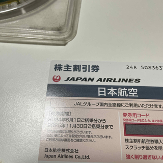 日本航空優待券(航空券)