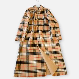 バーバリー(BURBERRY)のバーバリー リバーシブル ステンカラー　ロングコート XL BURBERRYラム(チェスターコート)