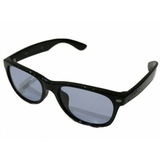 レイバン(Ray-Ban)の【ケースあり】Ray-Ban　レイバン　サングラス　NEW WAYFARER　ニューウェイファーラー　2132-F　55□18 140　ブラック×ブルー　メンズ　レディース　ユニセックス　ギフト　プレゼント包装可【中古】松前R56号店(サングラス/メガネ)