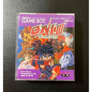 ゲームボーイ(ゲームボーイ)の【未使用に近い】　ONI 3 黒の破壊神　ONI III 黒の破壊神(携帯用ゲームソフト)