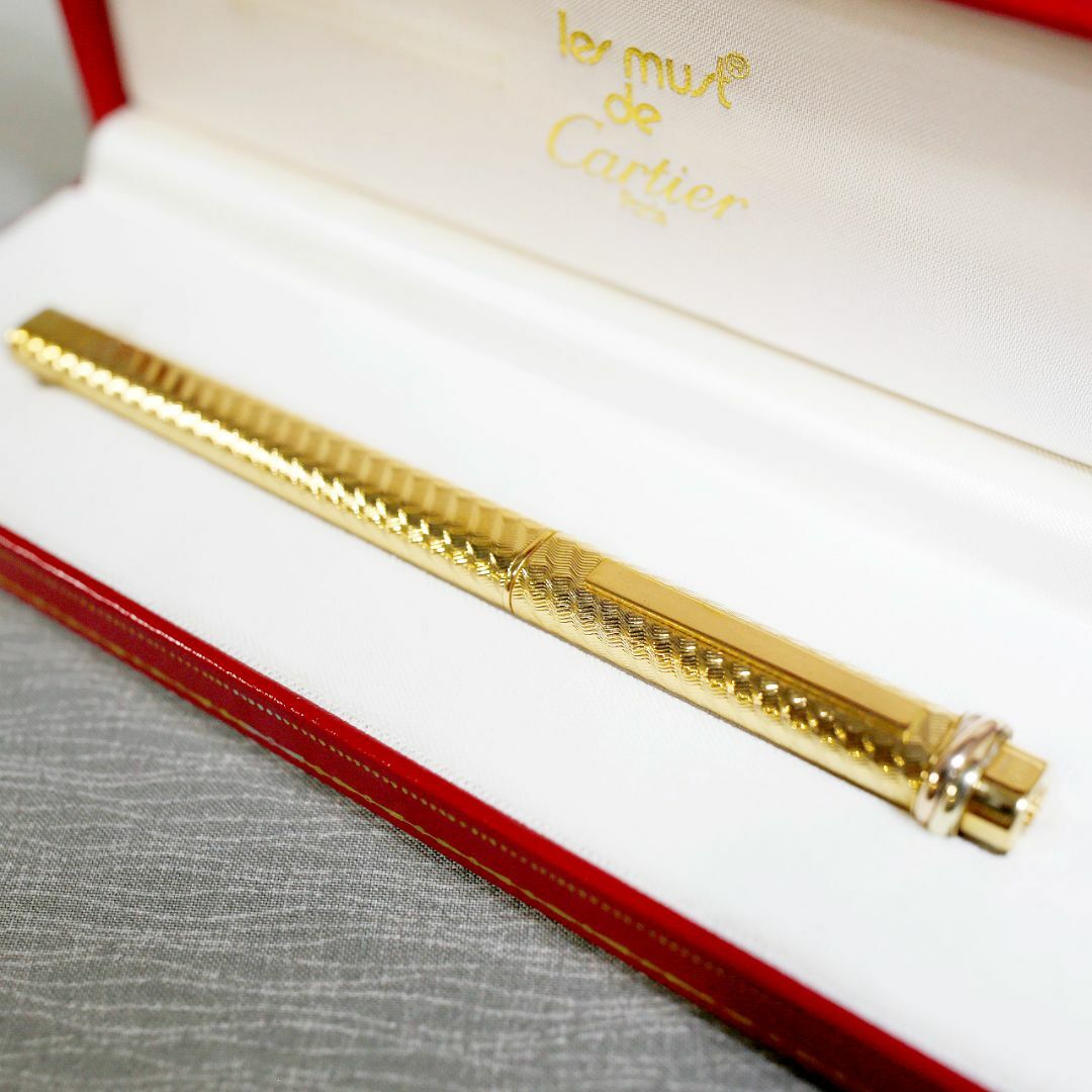 カルティエ ボールペン トリニティ ゴールド プレート カルティエ ボールペン トリニティ ゴールド プレート