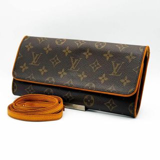 ルイヴィトン(LOUIS VUITTON)の【美品】ルイヴィトン ポシェットツインGM モノグラム ショルダーバッグ(ショルダーバッグ)