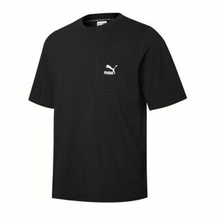 プーマ(PUMA)の【新品】プーマ カジュアル ポケット CLASSICS 半袖 Tシャツ 黒 L(Tシャツ/カットソー(半袖/袖なし))