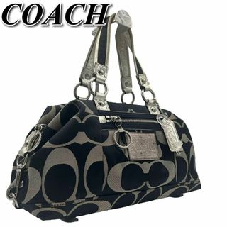 コーチ(COACH)のCOACH（コーチ）ポピー　シグネチャー　ハンドバッグ(ハンドバッグ)