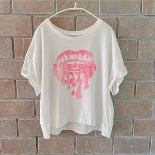 ザラ(ZARA)のZARA  ザラ　vanilla&love  半袖　Tシャツ　S〜Mサイズ(Tシャツ(半袖/袖なし))