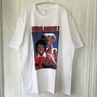 マイケルジャクソン×ET   /2XLサイズ/ホワイト/ 新品未使用品(Tシャツ/カットソー(半袖/袖なし))