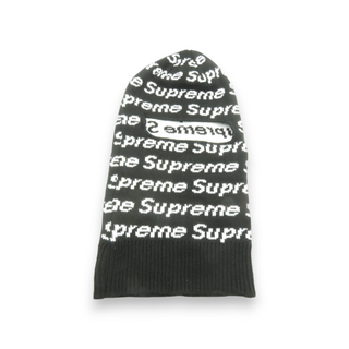 シュプリーム(Supreme)のSUPREME 23aw New Era Repeat Balaclava Black(ニット帽/ビーニー)