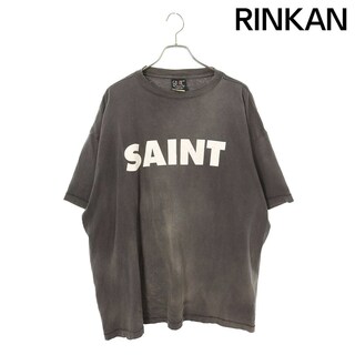 セントマイケル SAINT MICHAEL  23AW  SM-A23-0000-003 ヴィンテージ加工SNTバックプリントTシャツ メンズ XXXL(Tシャツ/カットソー(半袖/袖なし))