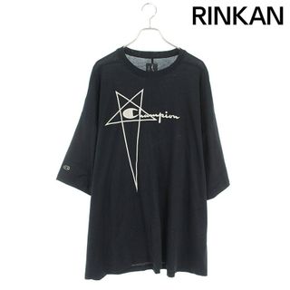 Rick Owens - リックオウエンス ×チャンピオン Champion　  CM02C9229 ロゴ刺繍トミーTシャツ メンズ M