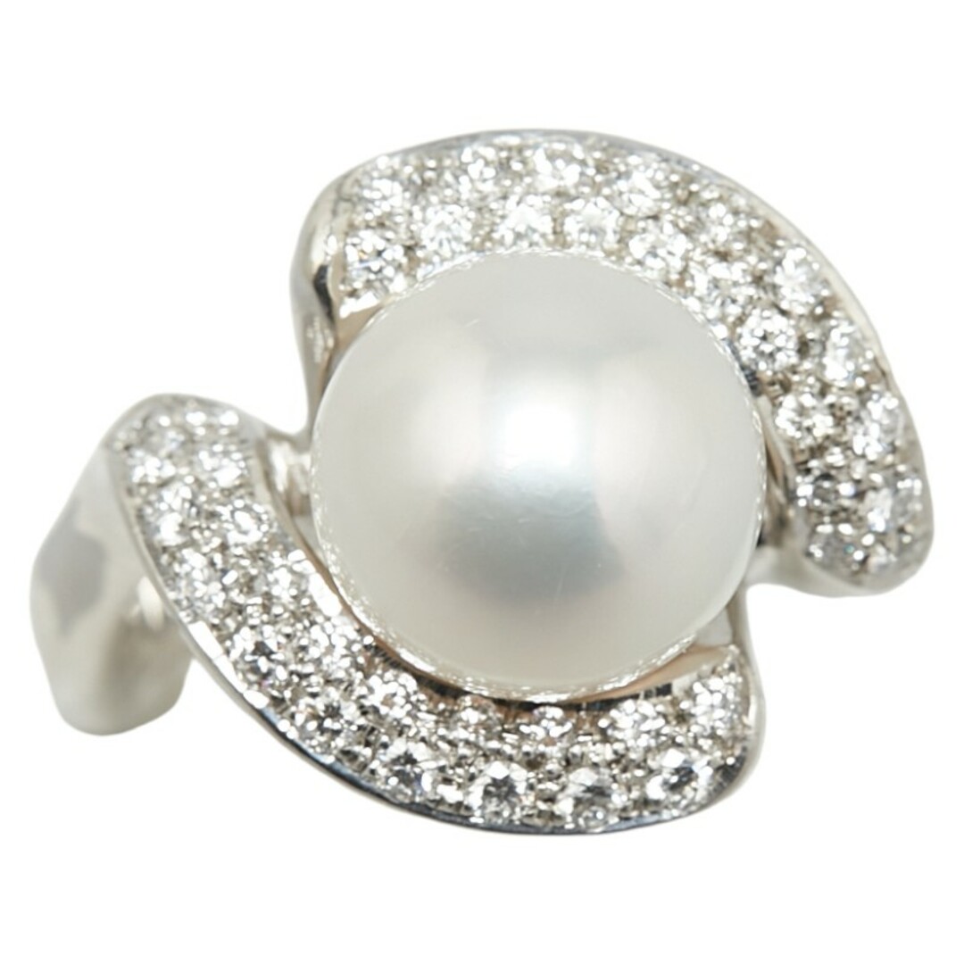 美品 Pt900 プラチナ リング 指輪 パール 10mm ダイヤ 0.422ct 美品 Pt900 プラチナ リング 指輪 パール 10mm ダイヤ 0.422ct