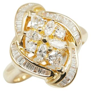 美品 K18YG イエローゴールド リング 指輪 ダイヤ 1.15ct 【1-0153417】(リング(指輪))