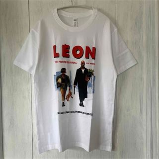 映画LEON マチルダ　レオン　ビッグプリント/ Mサイズ/ ホワイト(Tシャツ/カットソー(半袖/袖なし))