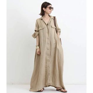 アパルトモンドゥーズィエムクラス(L'Appartement DEUXIEME CLASSE)の【REMI RELIEF/レミ レリーフ】 LONG SHIRT DRESS(ロングワンピース/マキシワンピース)