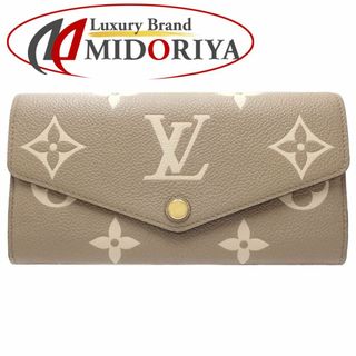 ルイヴィトン(LOUIS VUITTON)のLOUIS VUITTON ルイヴィトン 長財布 ポルトフォイユ サラNM M81049 モノグラム バイカラー アンプラント トゥルトレール クレーム/180450【中古】(財布)