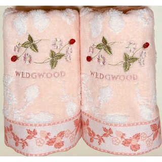 WEDGWOOD - 新品　WEDGWOOD  ウェッジウッド　フェイスタオル　ピンク　２枚