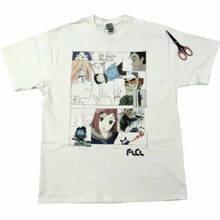 フリクリ　Tシャツ　XLサイズ　FLCL　アニメTシャツ　海外オフィシャル *(Tシャツ/カットソー(半袖/袖なし))